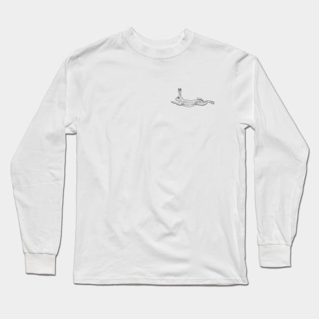 Running rabbit` Long Sleeve T-Shirt by lexalion